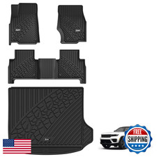 3W Floor Mats & Cargo Liner for Jeep Grand Cherokee 4xe 2022-2025 - Black