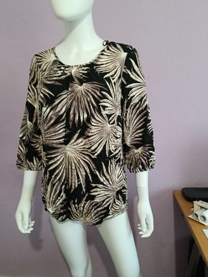 Fair Lady Top mit Palmenmuster - Größe 14 - neu ohne Etikett - UVP 19 £