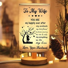 Gifts for Wife from Husband Table Lamp Romantic Anniversary Birthday Mothers Day