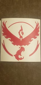 Handcrafted Pokemon Go Team Valor Red Vinyl Decal Indoor Outdoor New 5 Ebay Handcrafted Pokemon Go Team Valor Red Vinyl Decal Indoor Outdoor New 5 Ebay