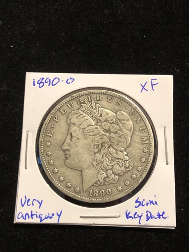 1890-O Morgan Silver Dollar - XF - Semi Key Date, Nice Antique Tone