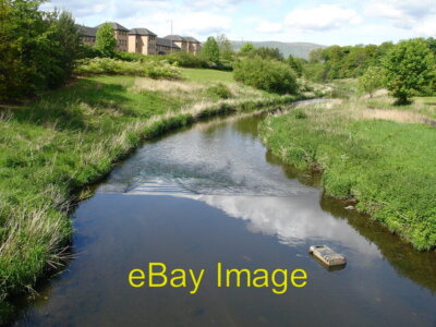 Foto 6x4 Luggie Water Kirkintilloch The Council Abfalleimer ist eine späte Ergänzung c2007
