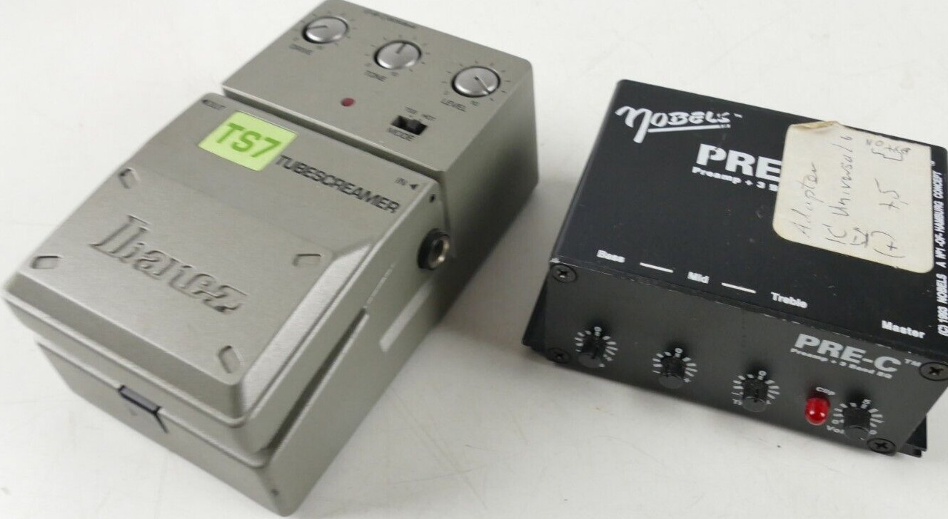 Ibanez TS7 Tubescreamer + Nobels PRE-C Gitarren Effektgerät S-5329