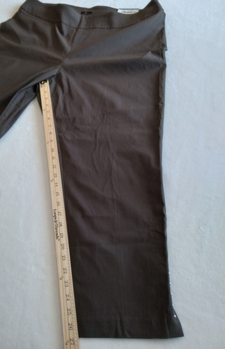 NWT Worthington Woman Capri Pants Womens Size 2X Cocoa Brown Pull On Slim Ankle - Picture 8 of 9