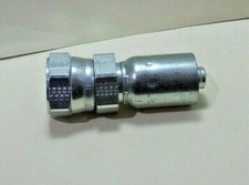 Parker 10677-12-8 Crimp Fitting,Female JIC 37°,Swivel,Straight, 1/2" Hose x 3/4"