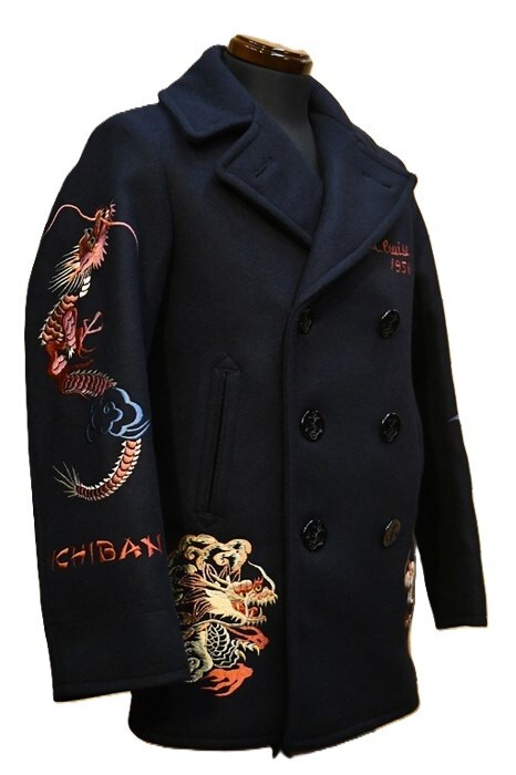 BUZZ RICKSON'S SUKA PEA COAT 希少サイズXXL BUZZ RICKSON'S Suka Embroidery Pea Coat 30th Anniv. Model