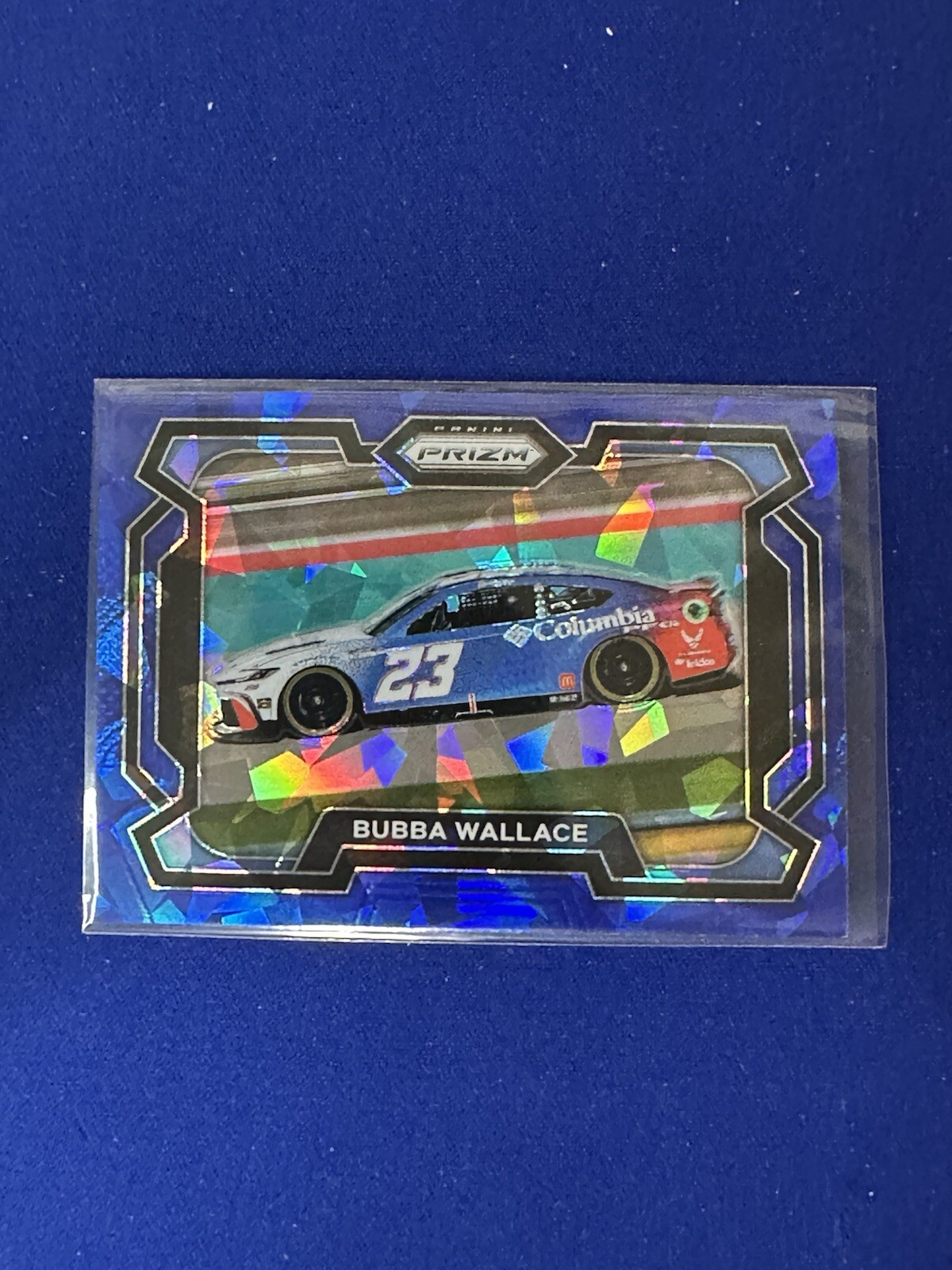 2024 Prizm Racing Blue cracked ice Bubba Wallace SP