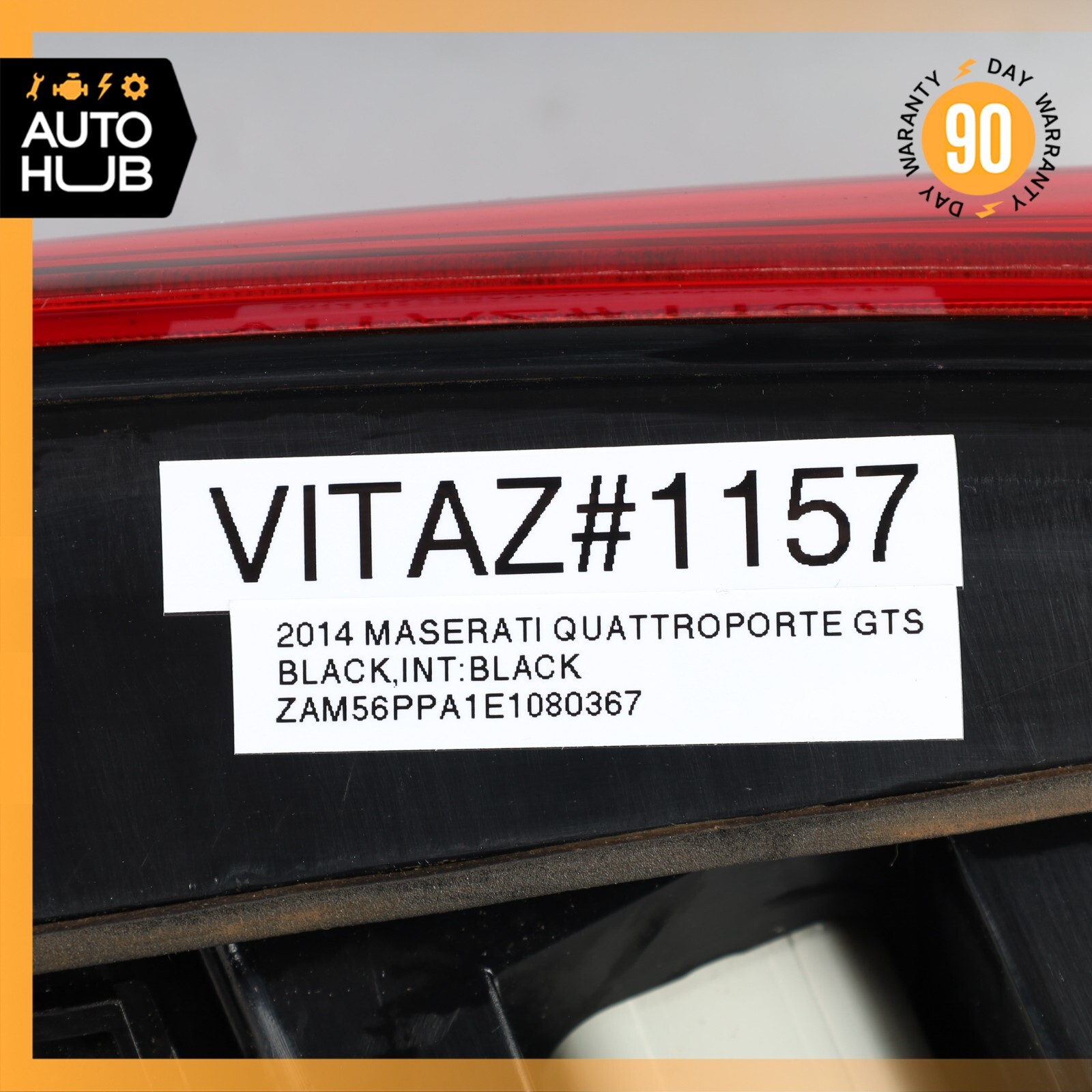 14-20 Maserati Quattroporte GTS M156 Left Side Inner Tail Light Lamp OEM