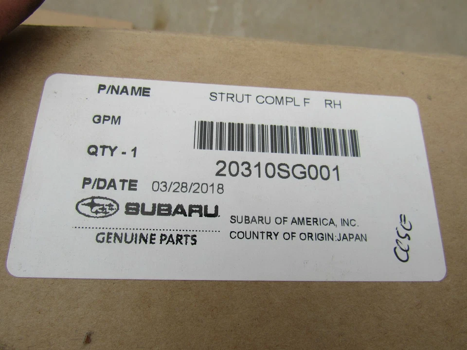 2014 2015 2016 Subaru Forester puntal delantero derecho OEM 20310SG001   Foto 4 de 4