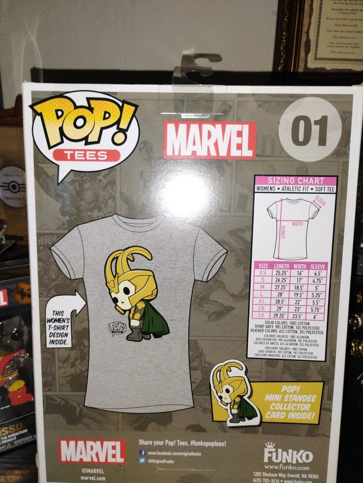 Loki Brand New Funko Tees Tshirt Size S eBay