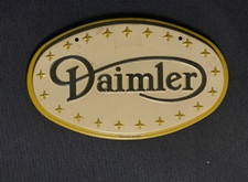 1950's Wheaties Cereal Premium Metal Car Emblem Daimler Automobile England