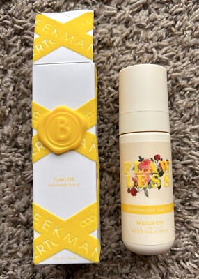 Brand New In Box Beekman 1802 X Bridgerton Flawless Featherweight Body Oil 2 Oz