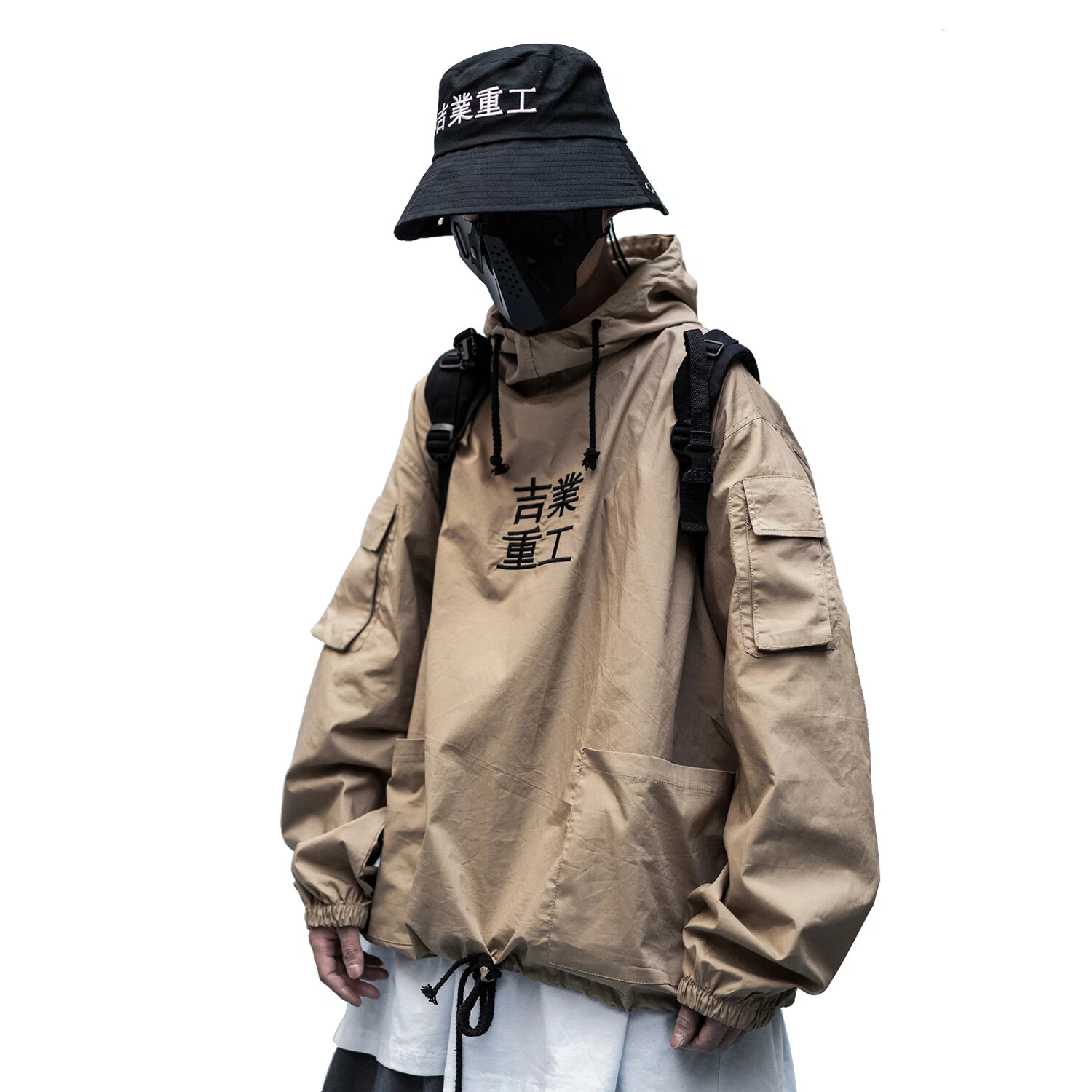 MFCT Japanese Streetwear Lightweight Windbreaker Jacket for Men image 2