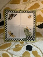 MacKenzie-Childs FROG Cocktail Paper Napkin 1 for Decoupage.