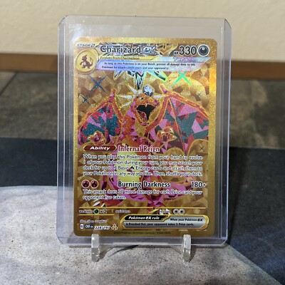 まみゅぱ Charizard EX 228/197 Obsidian Flames Full Art Gold Hyper Rare