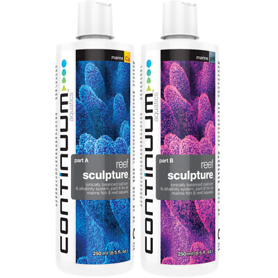 Continuum Reef Sculpture Part A & B Combo Pack 2x 250mL Calcium and Alkalinity