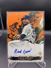 2021 Topps Inception Orange RONY GARCIA On-Card Auto Rookie Card #RESA-RGA #d/50