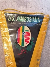 FOOTBALL football pennant AMBROSIANA DINDELLI URI GREEK PANTAGON 