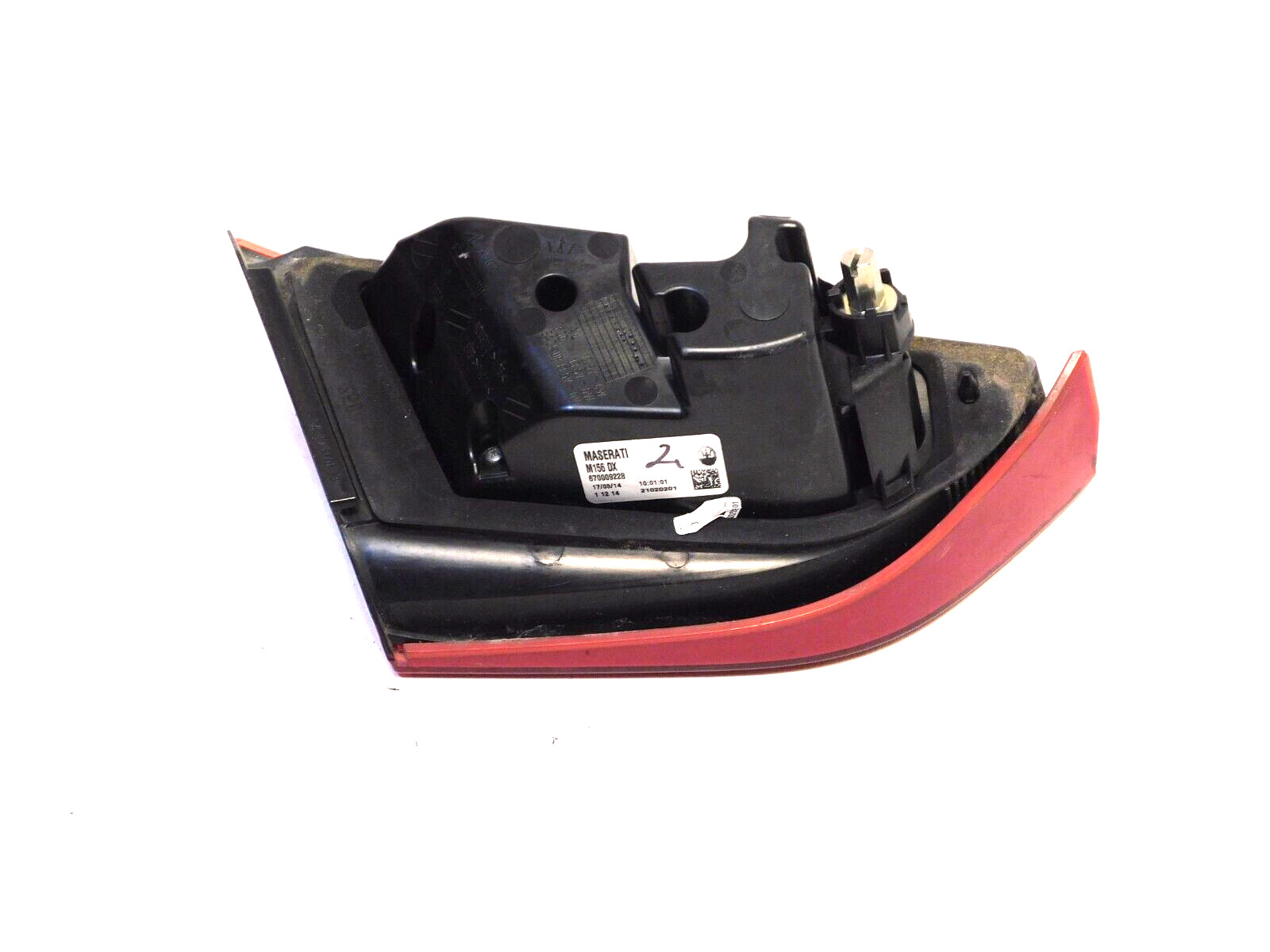 14-21 Maserati Quattroporte Rear RIGHT Side INNER Taillight Lamp TRUNK PASSENGER