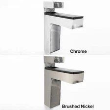 Brushed Steel Flamingo Shelf Brackets (Set of 2) By Spancraft Glass