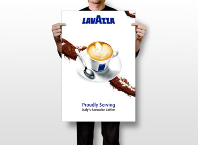Coffee Lavazza Italia 2005 Testa Vintage Wall Art Home Decor