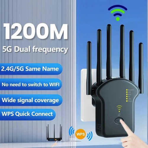 5G 1200Mbps Wifi Range Internet Extender Wireless Repeater Signal Booster Router - Picture 2 of 11