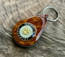 Jaguar Wood Mk2,XK8,XJ8,XJ6,XKE,XK120,XK140,XK150,3.8S Key Ring,Keychain,Key Fob