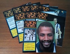 West Bromwich Albion Home Programmes, 1982-83 Season, League Division One & Cups