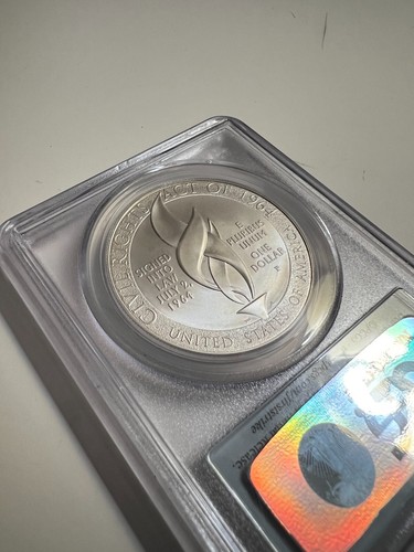 2014-P PCGS MS69 CIVIL RIGHTS COMMEMORATIVE DOLLAR (FIRST STRIKE) - Picture 4 of 4