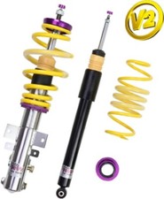 KW Edelstahl Gewindefahrwerk Audi A4 Typ B6 Cabrio FWD Variante 2 VA -1080 kg