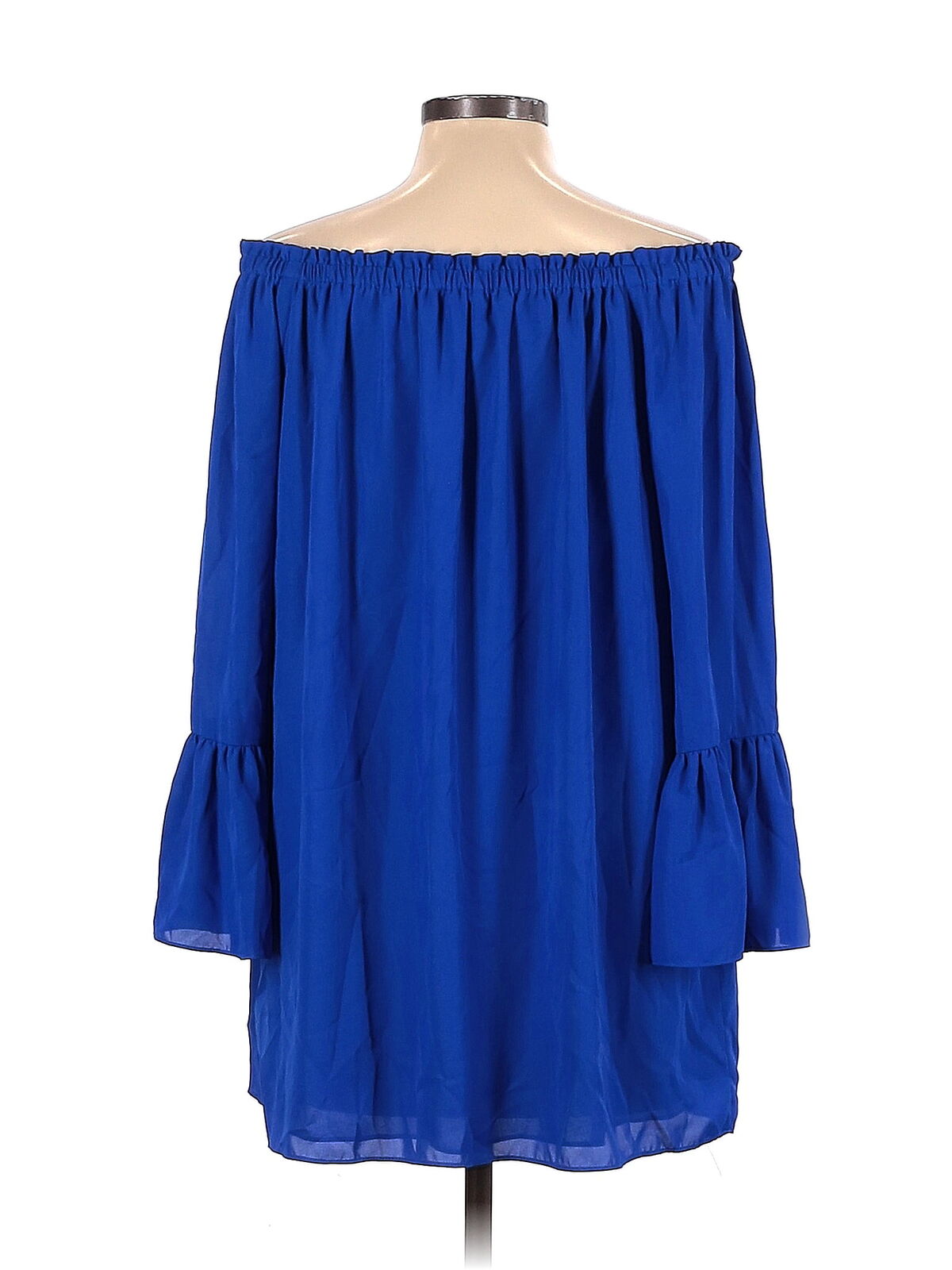 Amanda Uprichard Women Blue Long Sleeve Blouse L - image 2