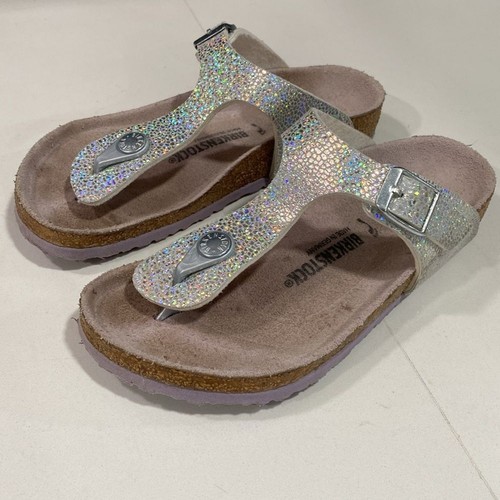 Birkenstock Gizek Holographic DiscoBall Reflective Shimmer Sandale Mädchen Gr. 32 - Bild 5 von 11