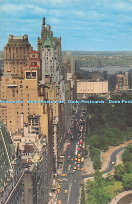 R729093 New York City Central Park South Nester Karte und Reiseführer Corp Mirro Krome H