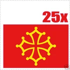 OCCITAN CROSS 25 Vinyl Stickers Stickers & Mix Sizes
