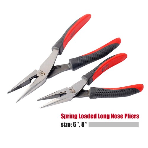 Professional Spring Loaded Long Nose Pliers Wire Wrapping - Picture 4 of 6