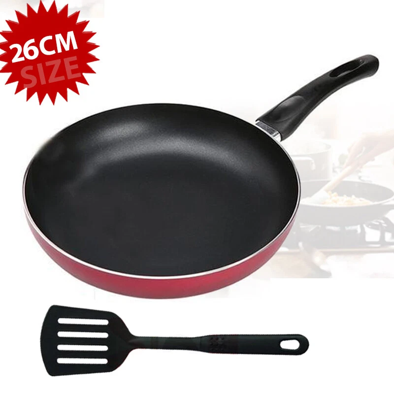 High Quality Non Stick Coated Pan Fry Cookware With Free Spoon