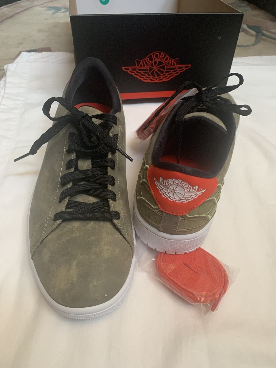 Nike Air Jordan 1 Retro Centre Court Low Oil Green Olive  display picture 1