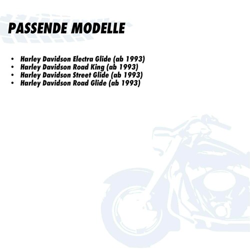Innentasche für Harley Davidson Top Case Top Box für Tour Pak Touring Modelle - Picture 2 of 5