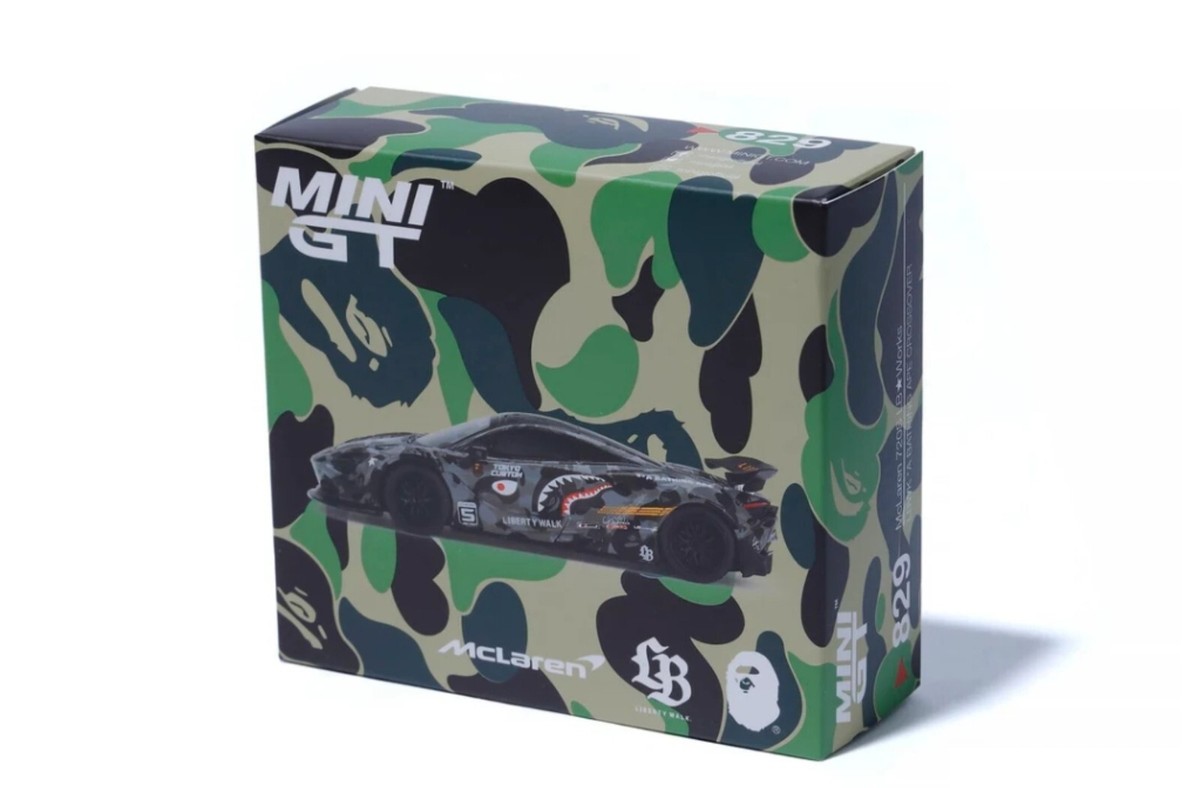 限定 BAPE LBWK NISSAN 1/64 4PCS SET BAPE x LBWK NISSAN 1/64 4PCS SET &MCLARREN 720S MINI GT＆FD