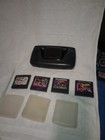 SEGA Game Gear Handheld System Black W/games Tested 