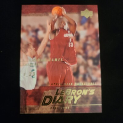2003 UPPER DECK LEBRON JAMES LEBRONS DIARY #LJ7