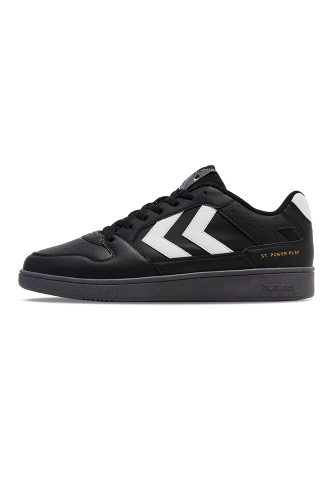 Hummel Sport ST Power Play Hommes Sneakers Chaussures Vegan 222815 Noir - Photo 4/4