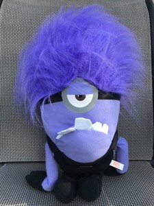 Details About Evil Minions Despicable Me 2 Purple Minion Plush Toy Stuffed Animal One Eyed 17