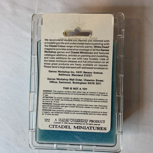 Warhammer Marauder MB15 Imperial Champion auf Pegasus Citadel NEU UNGEÖFFNET RAR - Bild 4 von 8