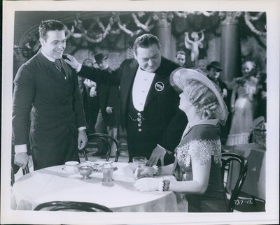 1935 Actor Edward Arnold Diamond Jim Chatting At Table Realart Press Photo 8x10