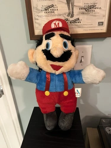 Vintage 1988 Super Mario Bros Plush Nintendo NES Video Game Merchandise