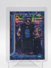 DAVID MONTGOMERY 2025 TOPPS CHROME LIGHTBOARD LOGO VARATION #103Q4934