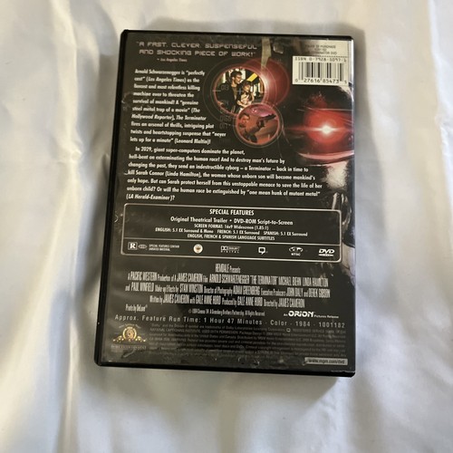 The Terminator (DVD) Very Good! - Picture 2 of 2