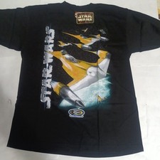 Star Wars Episode 1 Vintage 1999 Naboo Starfighter XL T-Shirt Unused