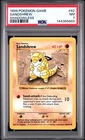 1999 Pokemon Base Set (Shadowless) SANDSHREW #62/102 NM PSA 7
